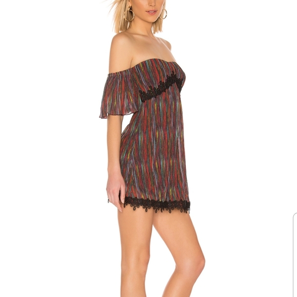 House Of Harlow 1960 X Revolve Off Shoulder Mini Dress - Picture 2 of 11